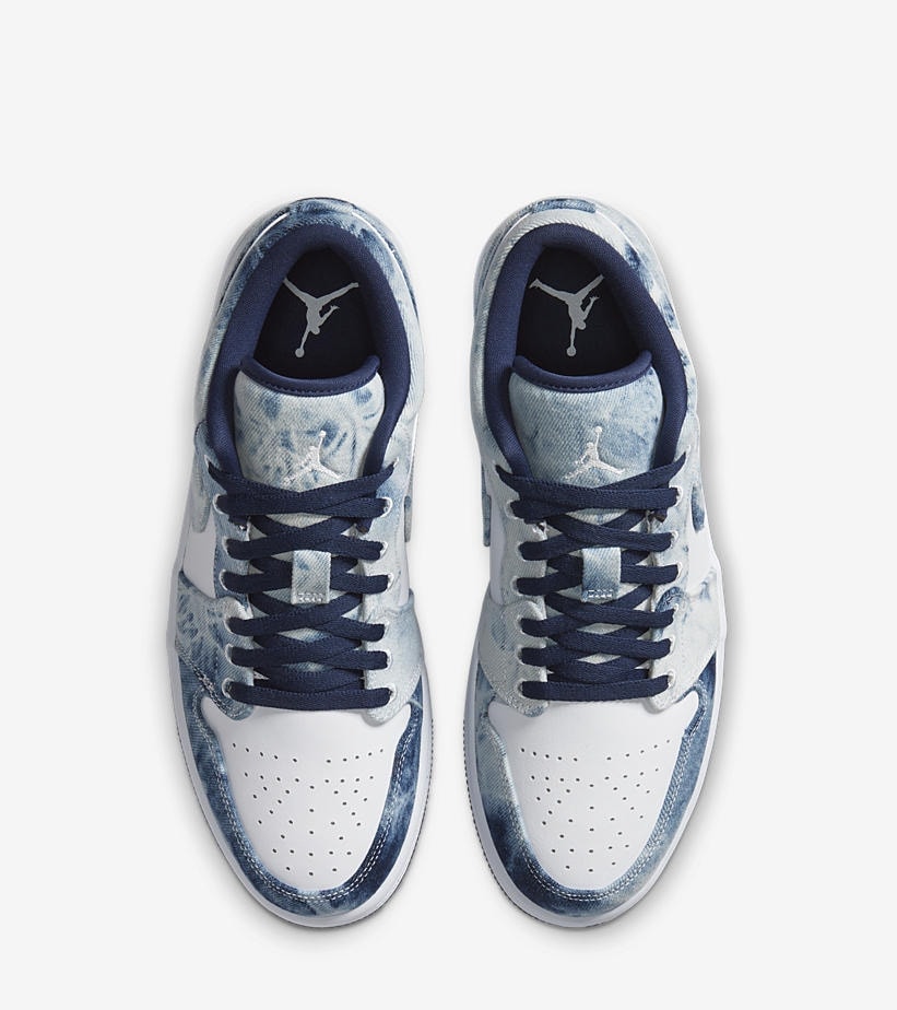 In-Hand Look at the Air Jordan 1 Low "Washed Denim"