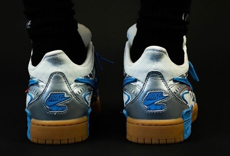 Official Images of the Off-White x Nike Air Rubber Dunk "University Blue"