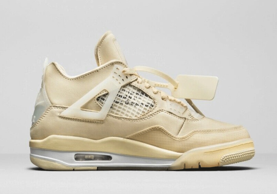 Off-White X Air Jordan 4 Sail Wmns