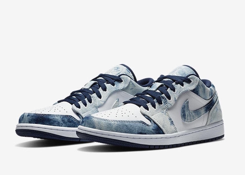 In-Hand Look at the Air Jordan 1 Low "Washed Denim"