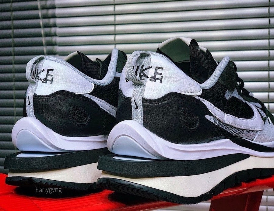 sacai x Nike VaporWaffle in Black/White