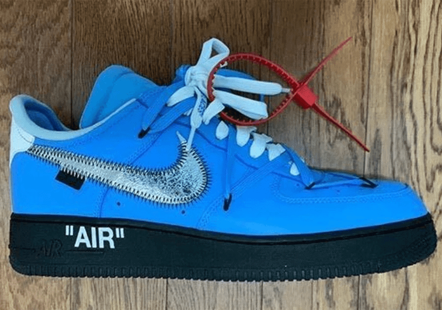 Off-White X Nike Air Force 1 Low Mca Black Soles
