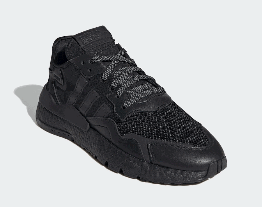 adidas Goes All-Black for their latest "Black Reflective" Nite Jogger