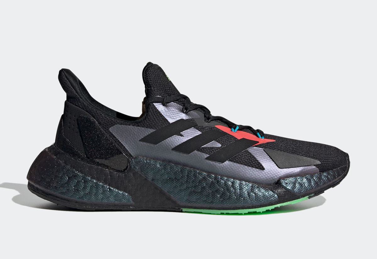 adidas X9000l4 Black Grey Red Green FW4910 Release Date Info