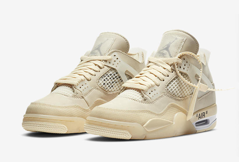 Off-White x Air Jordan 4 Sail Wmns