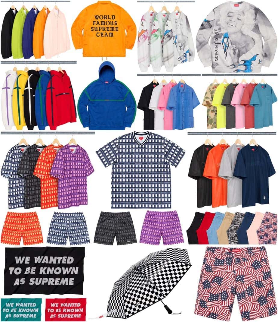 Supreme SS20 Week 16 Droplist