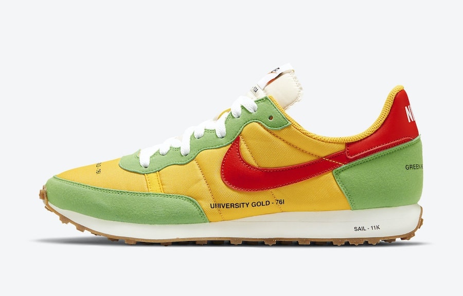 Nike Challenger Og University Gold Habanero Red Green Nebula CZ9072-763