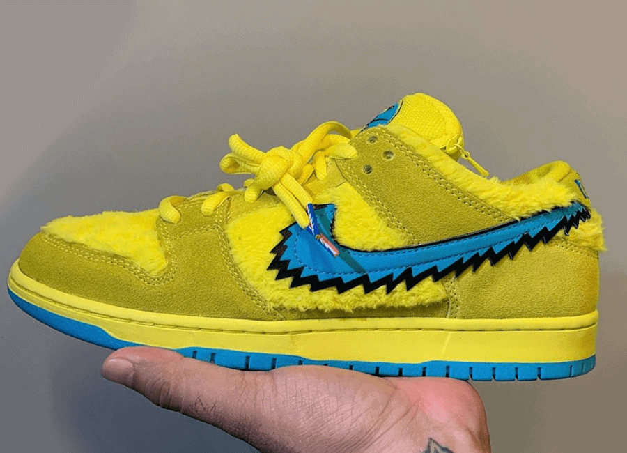 Nike SB Dunk Low Grateful Dead Bears Yellow