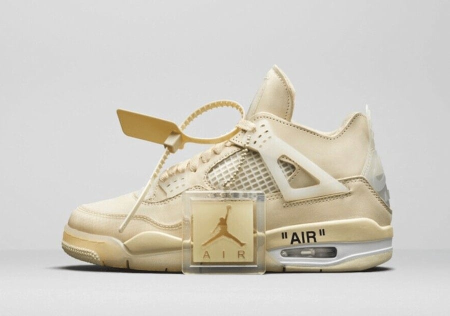 Off-White x Air Jordan 4 Sail Wmns