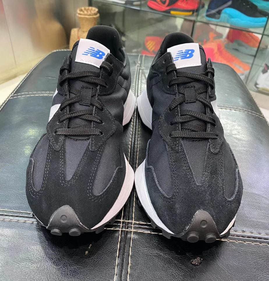 New Balance 327 Black White