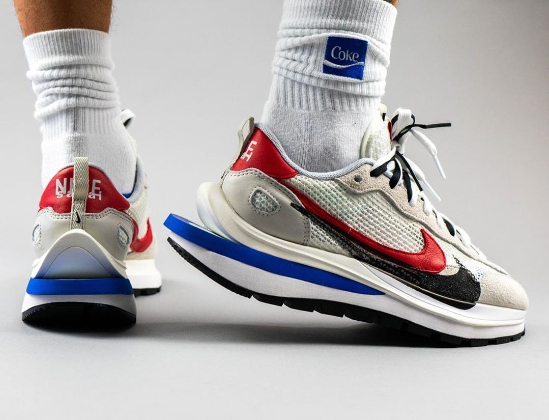 Sacai X Nike Vaporwaffle Game Royal/red