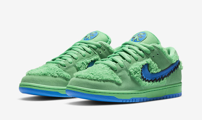 Grateful Dead X Nike SB Dunk Low Green Bear