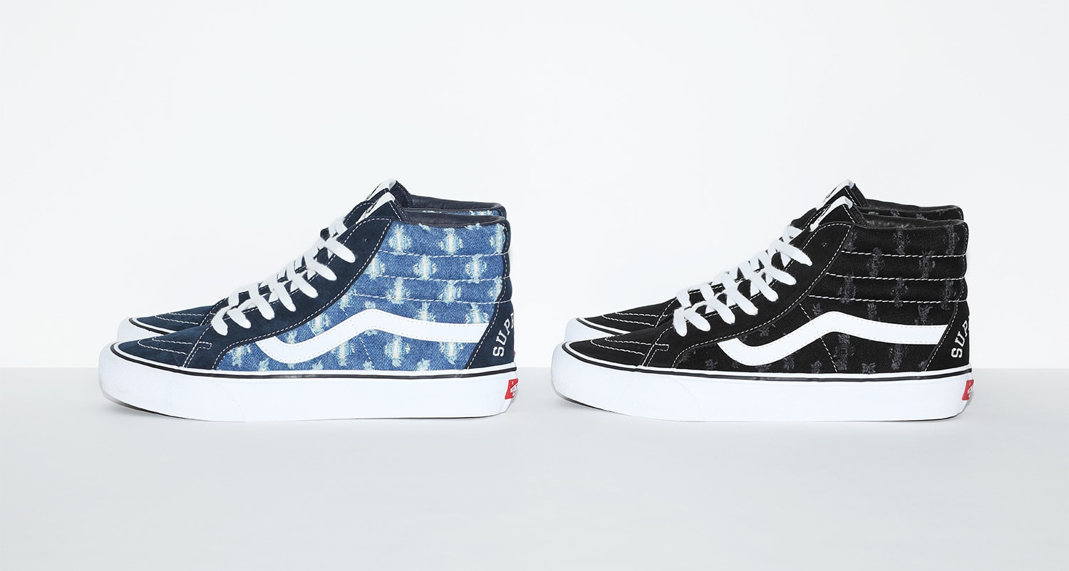 Supreme X Vans Hole Punch Denim Ss20