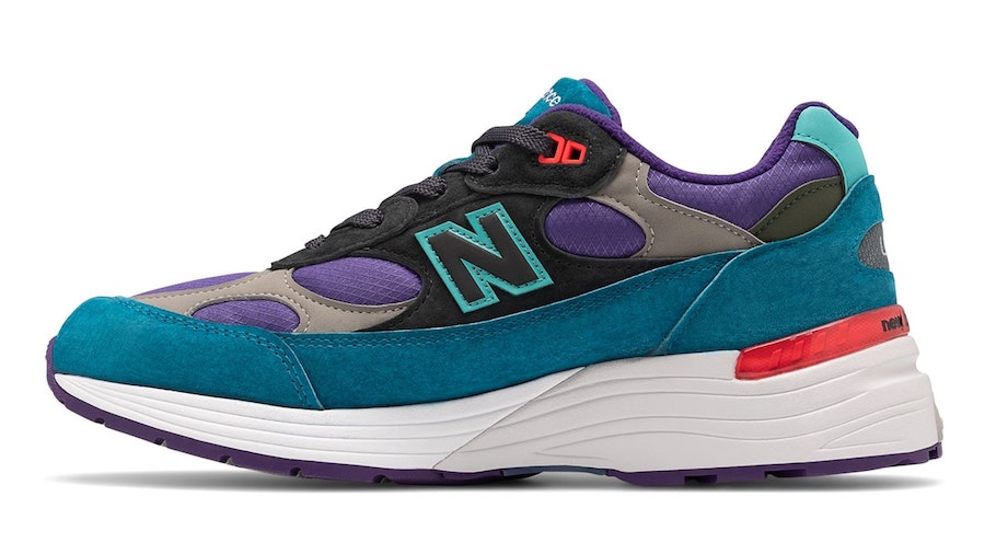 New Balance 992 Purple Teal