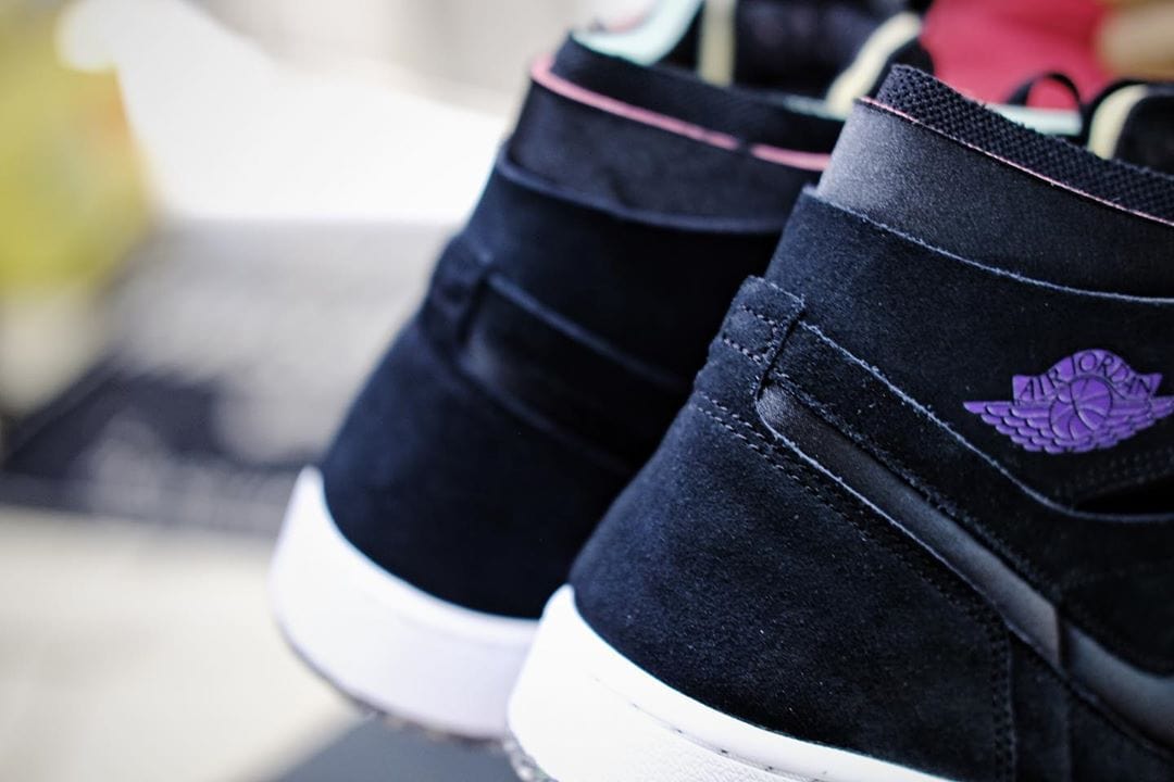 Air Jordan 1 Zoom Court Purple Black