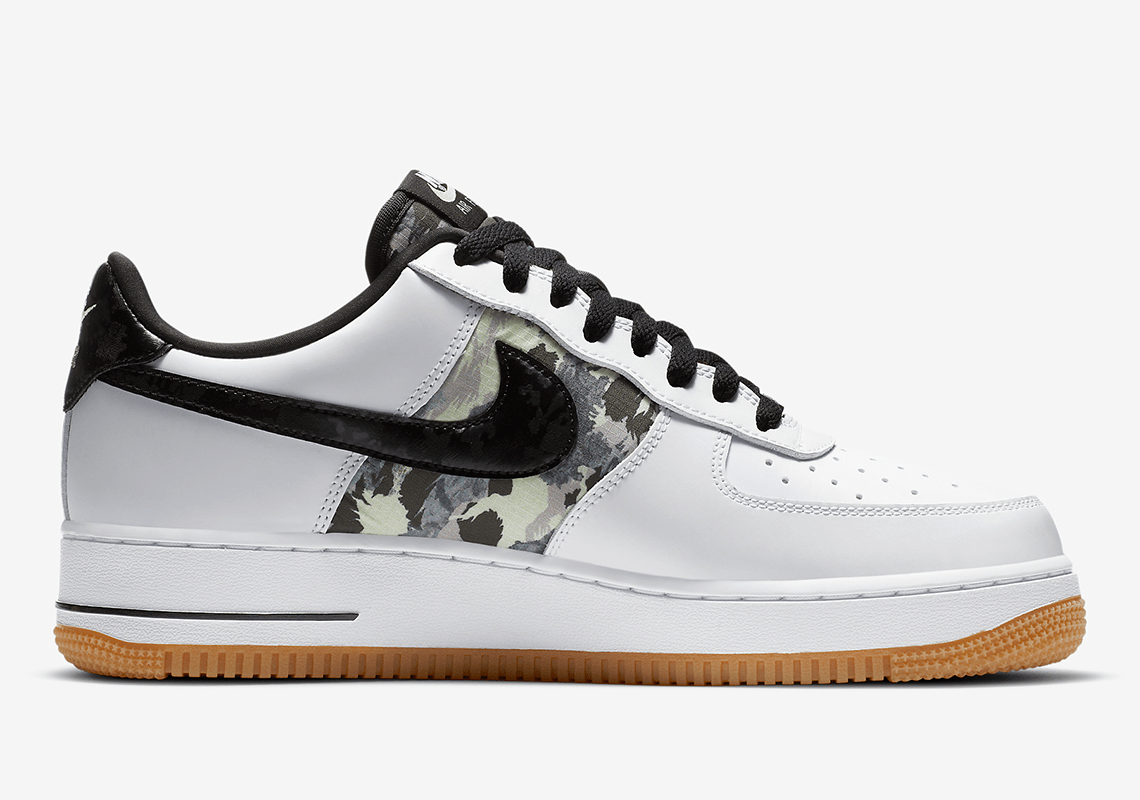 Nike Adds Camo and Gum Outsoles to the Air Force 1 Low