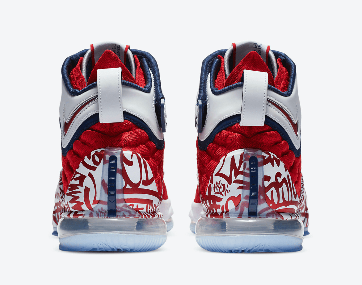 Nike LeBron 17 "Graffiti Fire Red" Releasing this Month