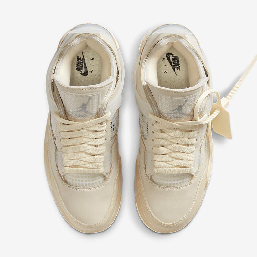 Off-White X Air Jordan 4 Sail Wmns