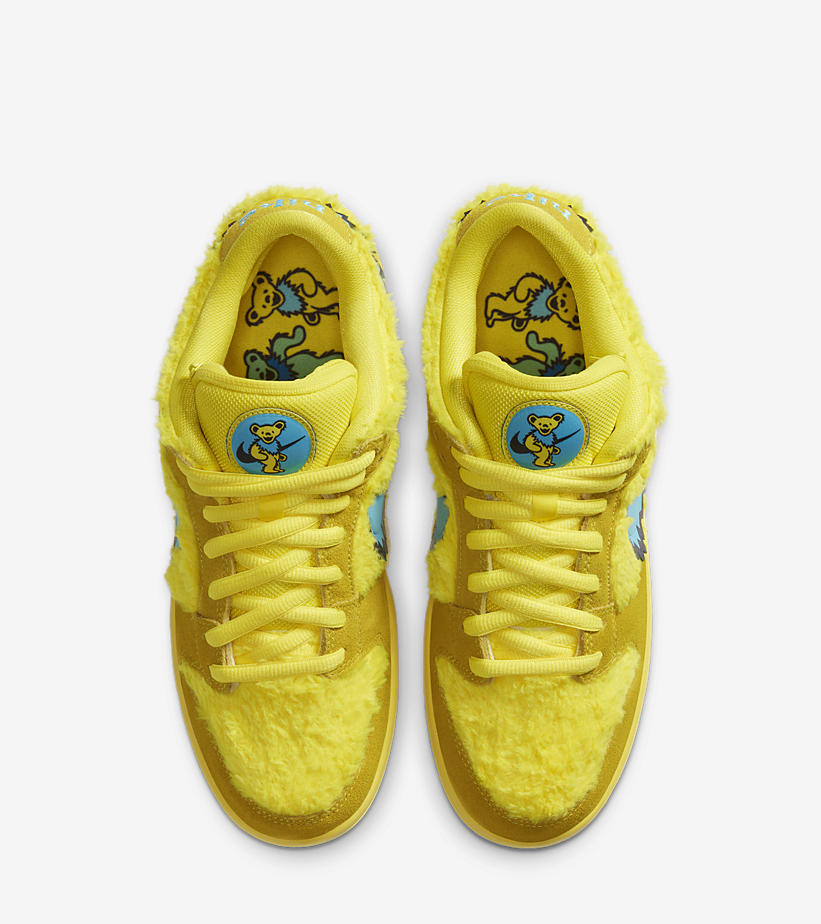 Grateful Dead X Nike SB Dunk Low Yellow Bear