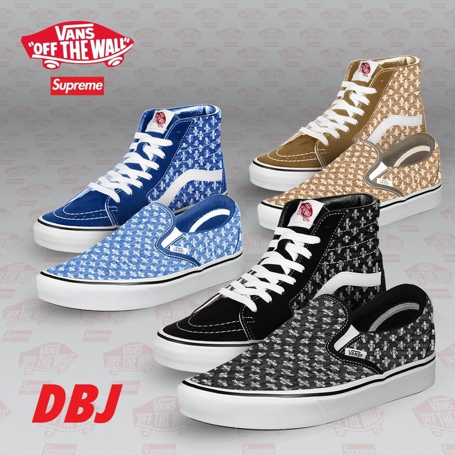 Supreme x Vans Hole Punch Denim Collection