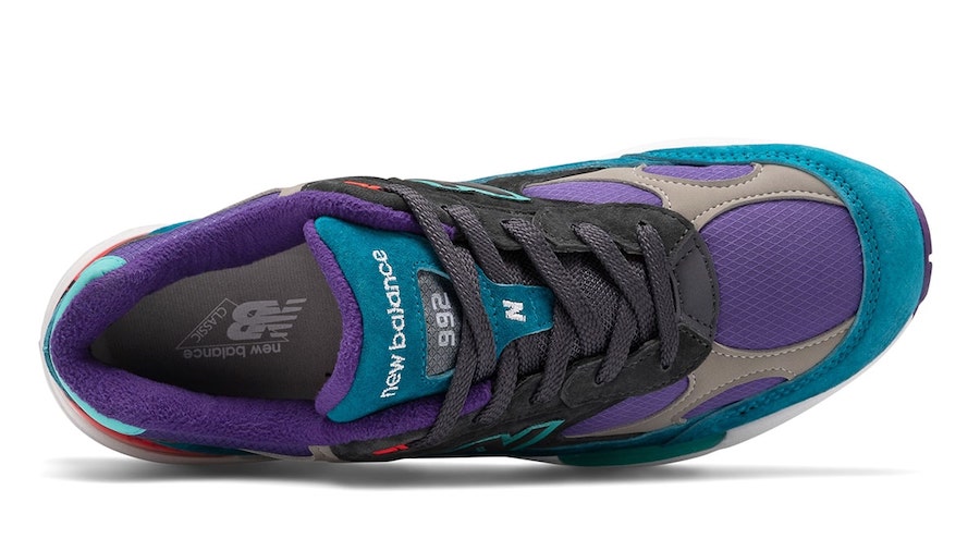 New Balance 992 Purple Teal