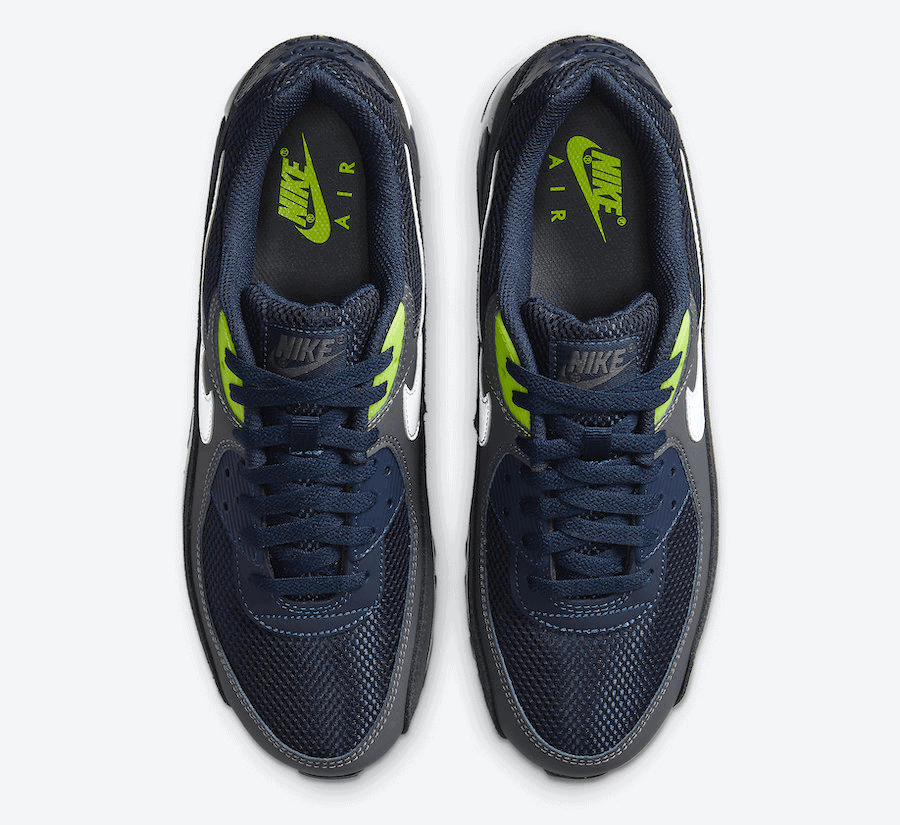 Seattle Seahawks Colors Paint the Nike Air Max 90