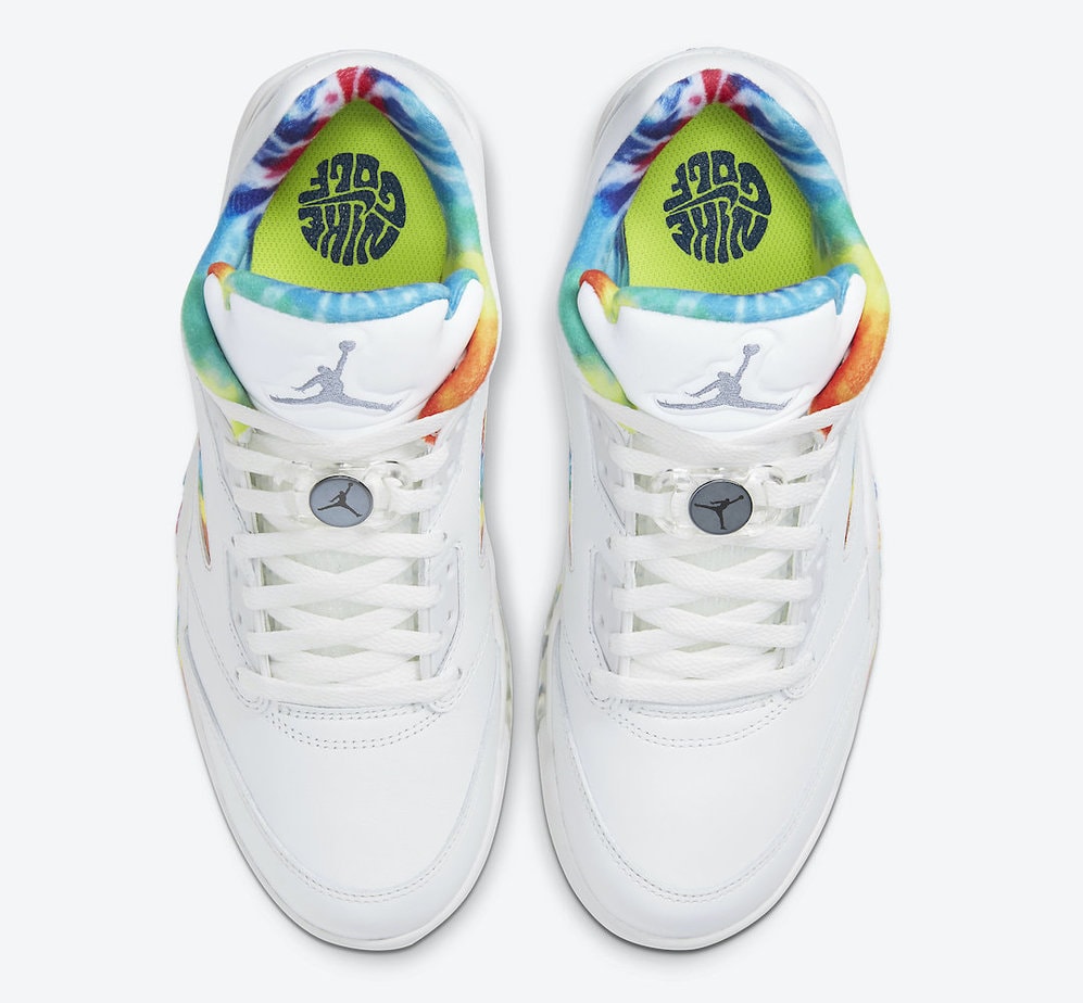 Air Jordan 5 Low Golf Features a "Tie-Dye" Design