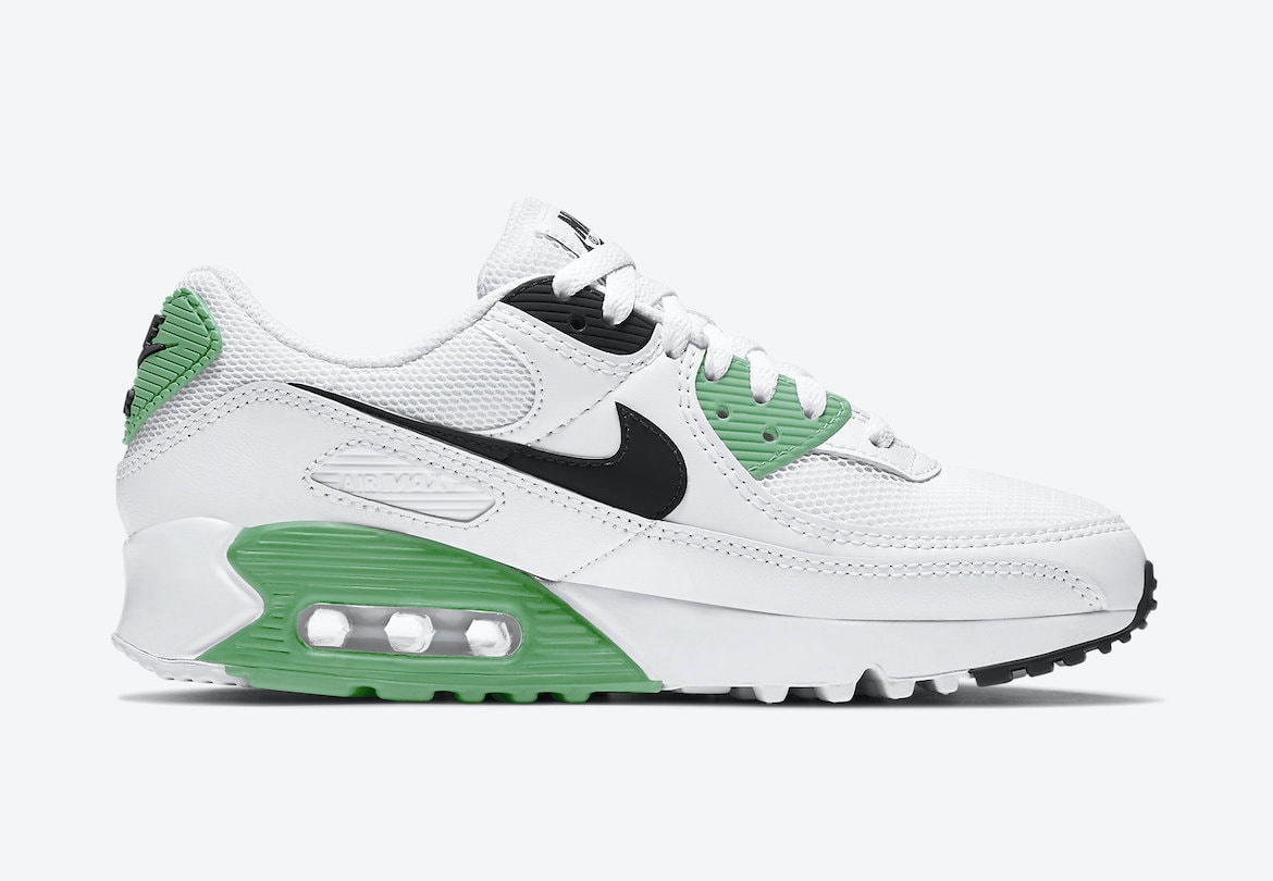 Nike Air Max 90 White Black Green CT1039-101