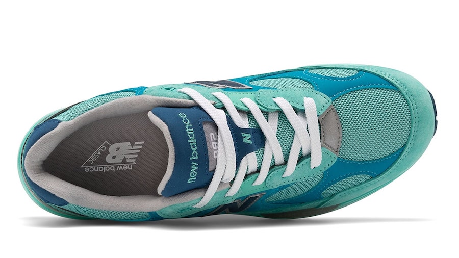 New Balance 992 Aqua Teal Blue