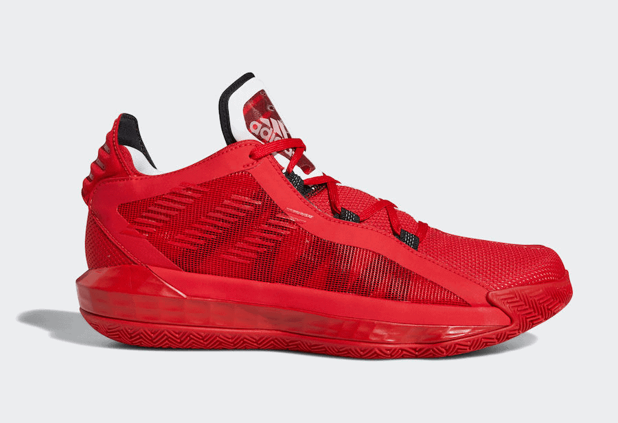 Official Images of the adidas Dame 6 "Scarlet Red"