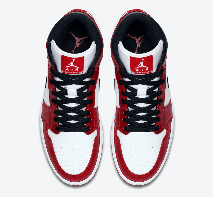 Air Jordan 1 Mid "Chicago White Heel"