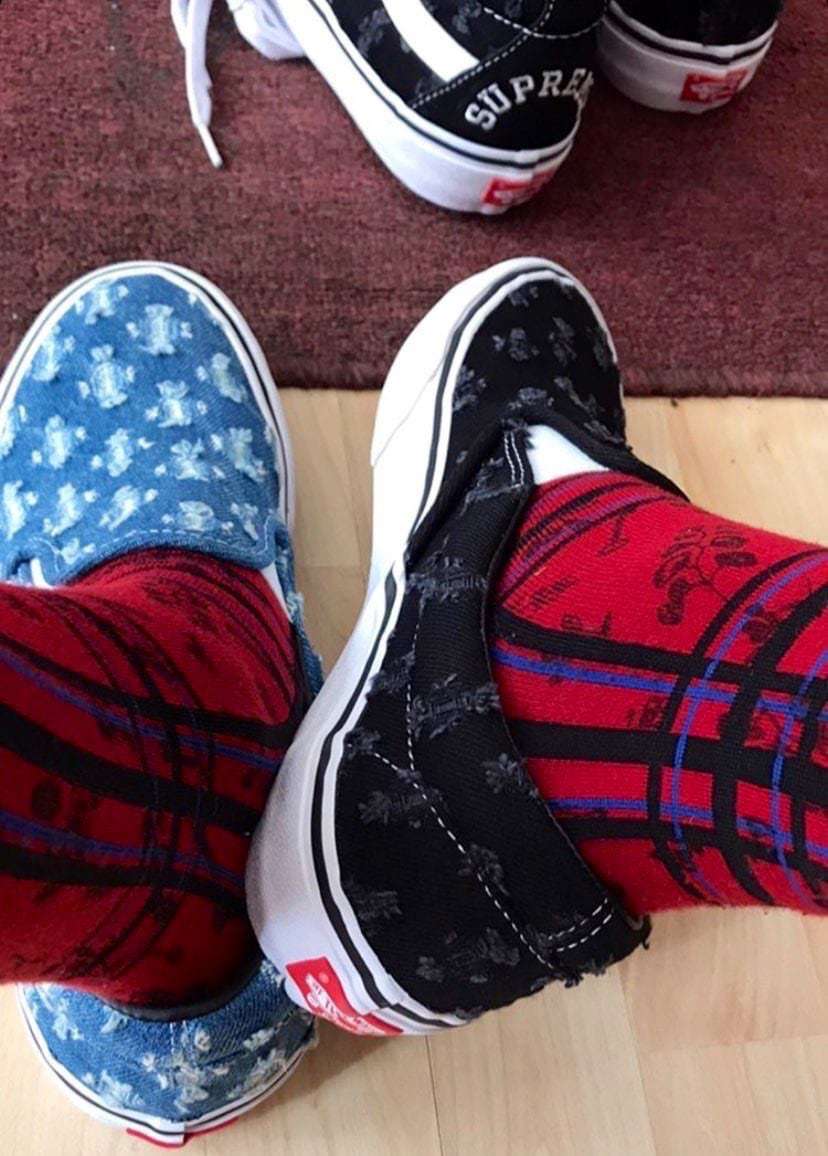 Supreme x Vans Hole Punch Denim Collection
