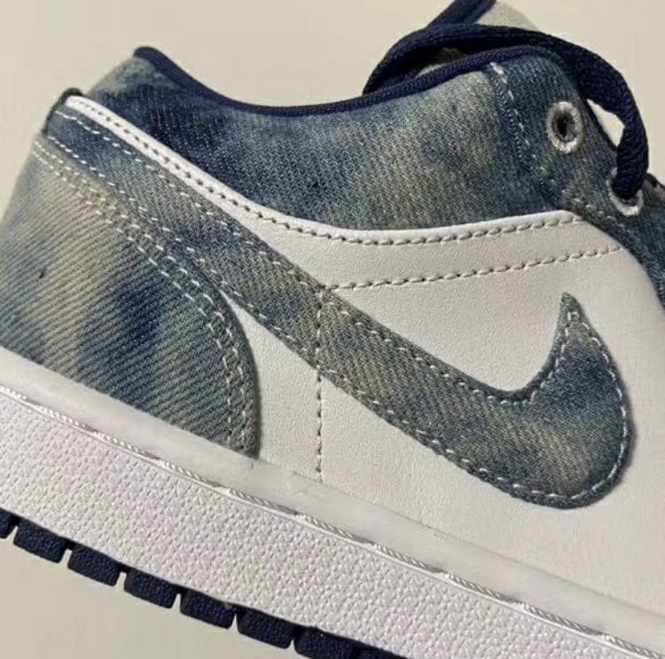 In-Hand Look at the Air Jordan 1 Low "Washed Denim"