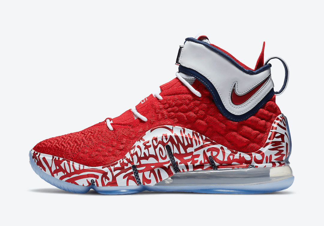 Nike LeBron 17 "Graffiti Fire Red" Releasing this Month