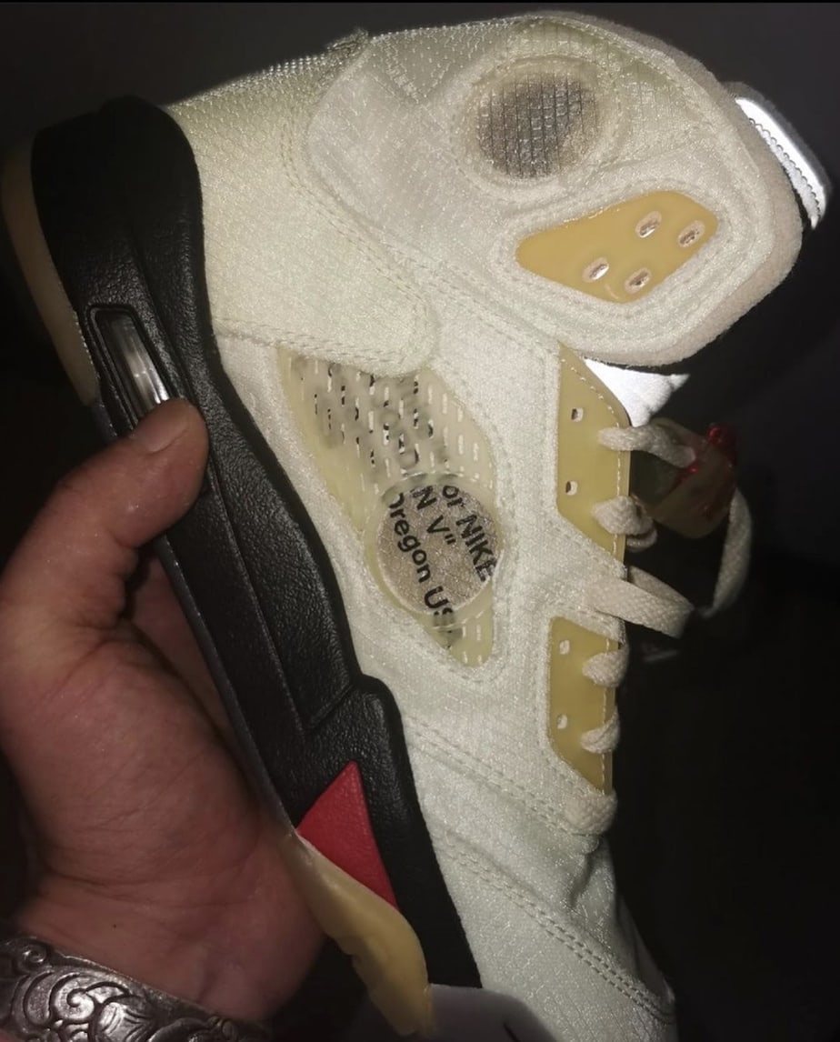Off-White Air Jordan 5 Sail