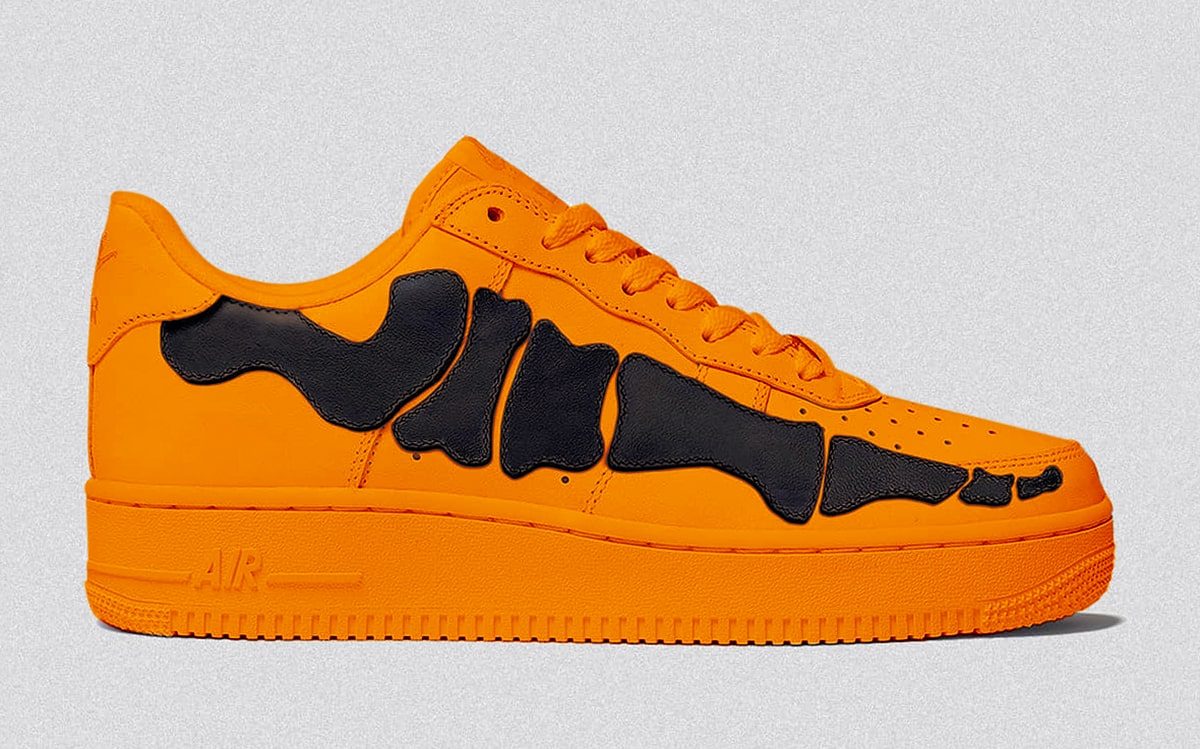 Nike Air Force 1 Skeleton Brilliant Orange
