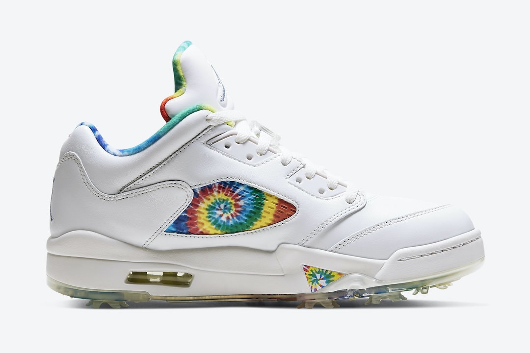 Air Jordan 5 Low Golf Features a "Tie-Dye" Design