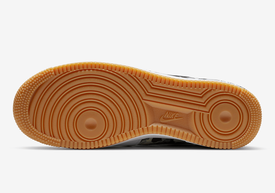 Nike Adds Camo and Gum Outsoles to the Air Force 1 Low