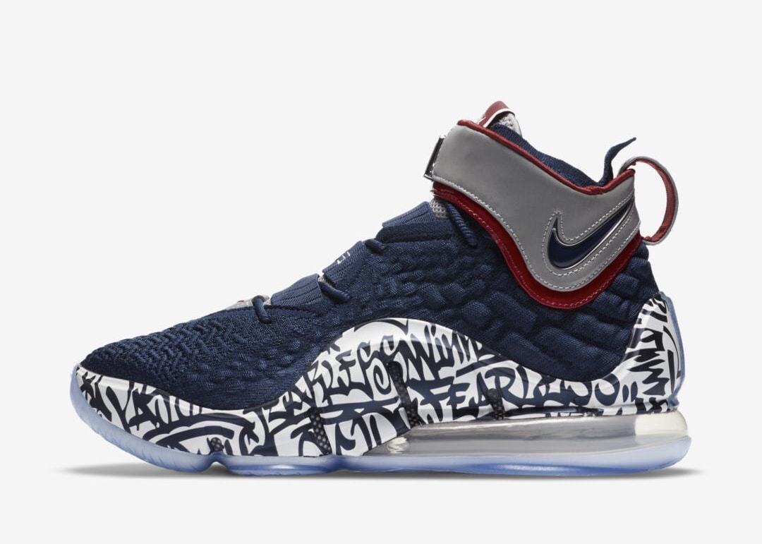 Nike LeBron 17 "Graffiti Cold Blue"