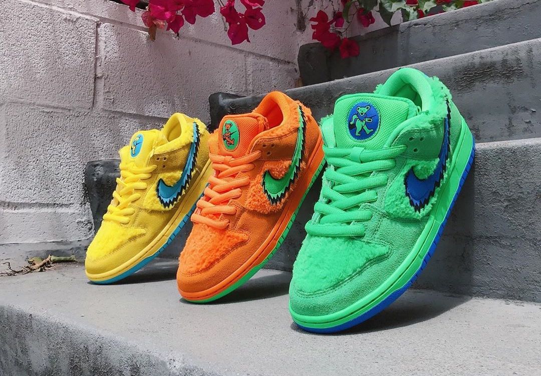 Grateful Dead x Nike SB Dunk Low July 2020