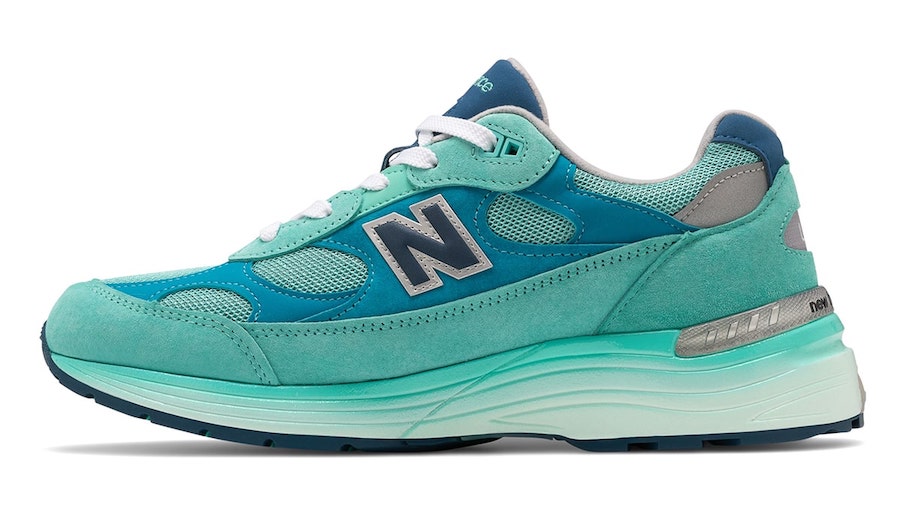 New Balance 992 Aqua Teal Blue
