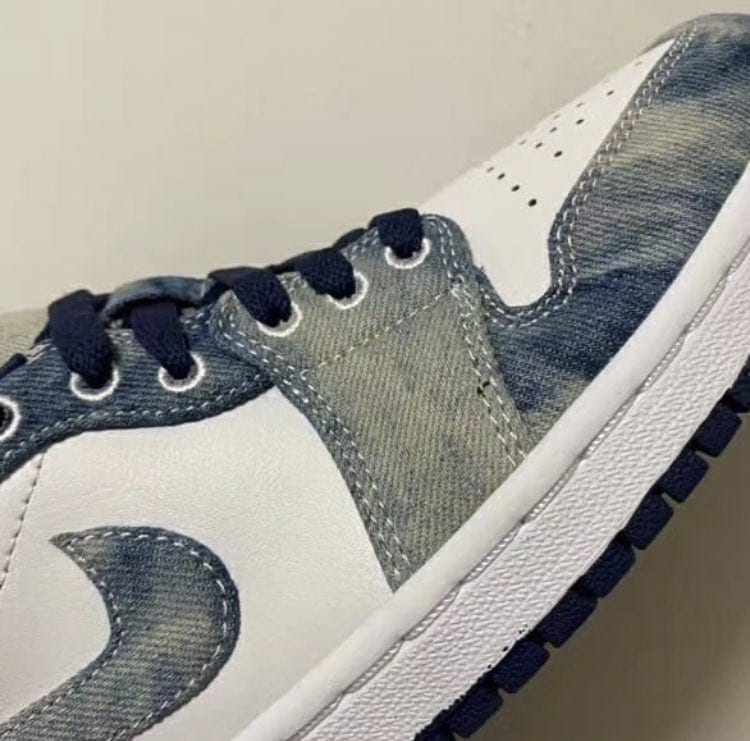 In-Hand Look at the Air Jordan 1 Low "Washed Denim"