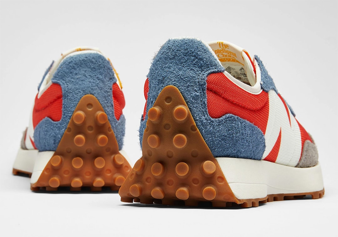 New Balance 327 Orange Blue Grey