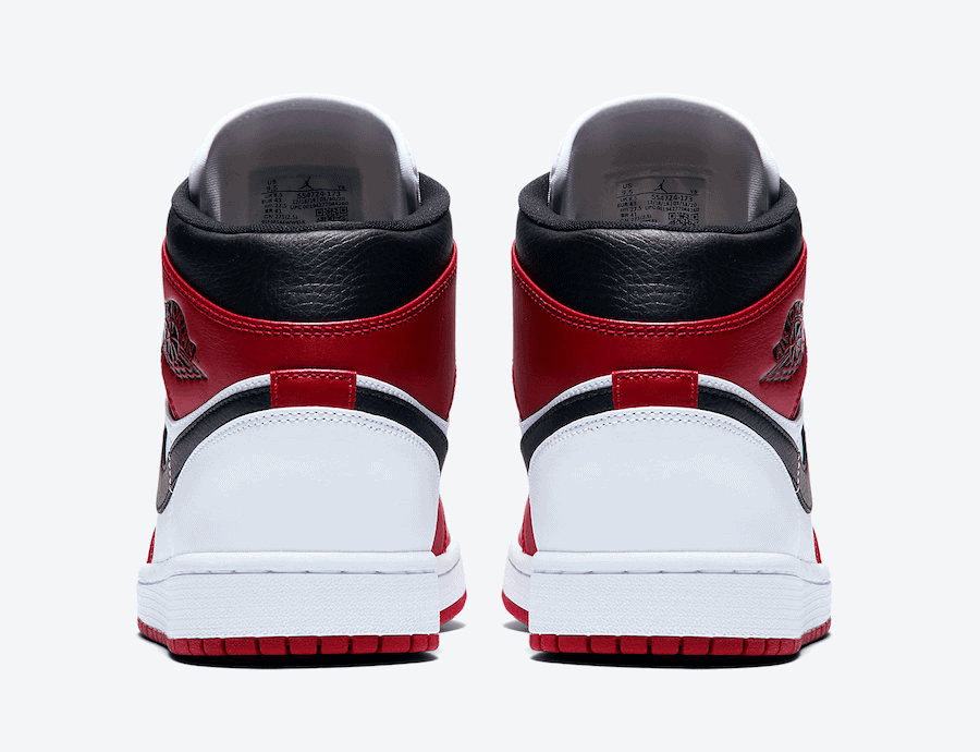 Air Jordan 1 Mid "Chicago White Heel"