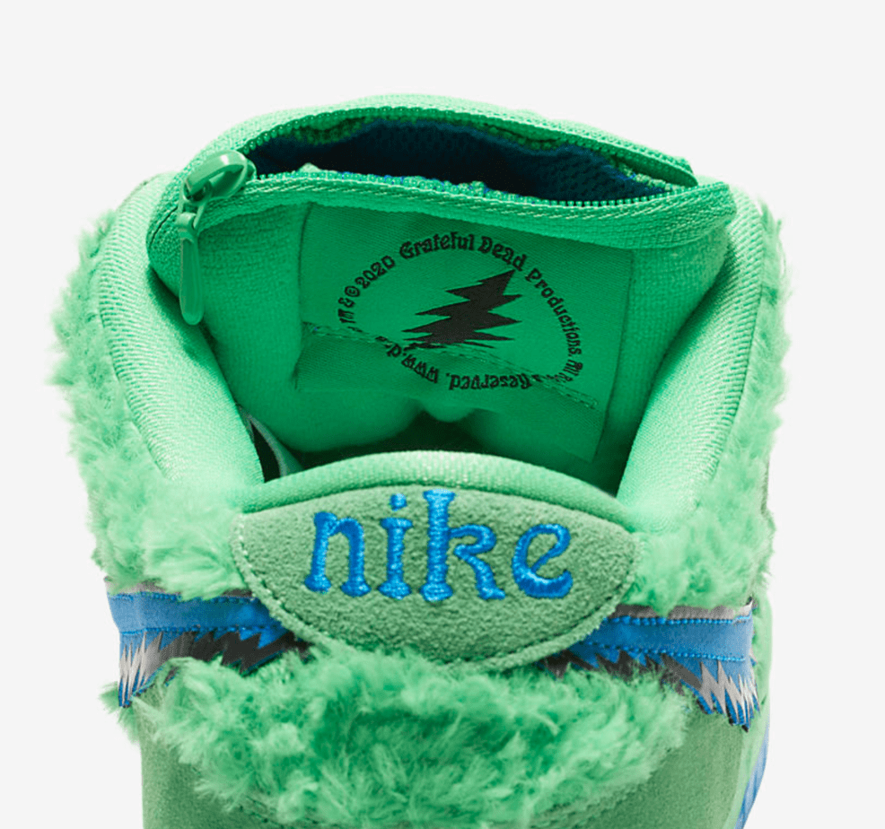 Grateful Dead X Nike SB Dunk Low Green Bear