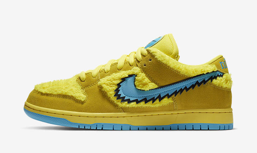 Grateful Dead X Nike SB Dunk Low Yellow Bear