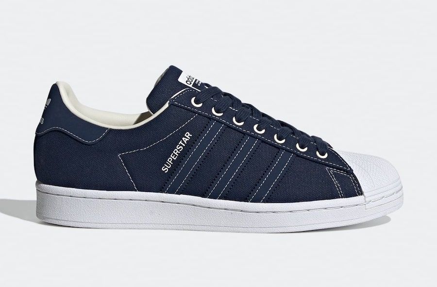 adidas Superstar Canvas Blue FW2652
