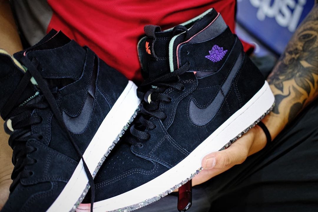 Air Jordan 1 Zoom Court Purple Black