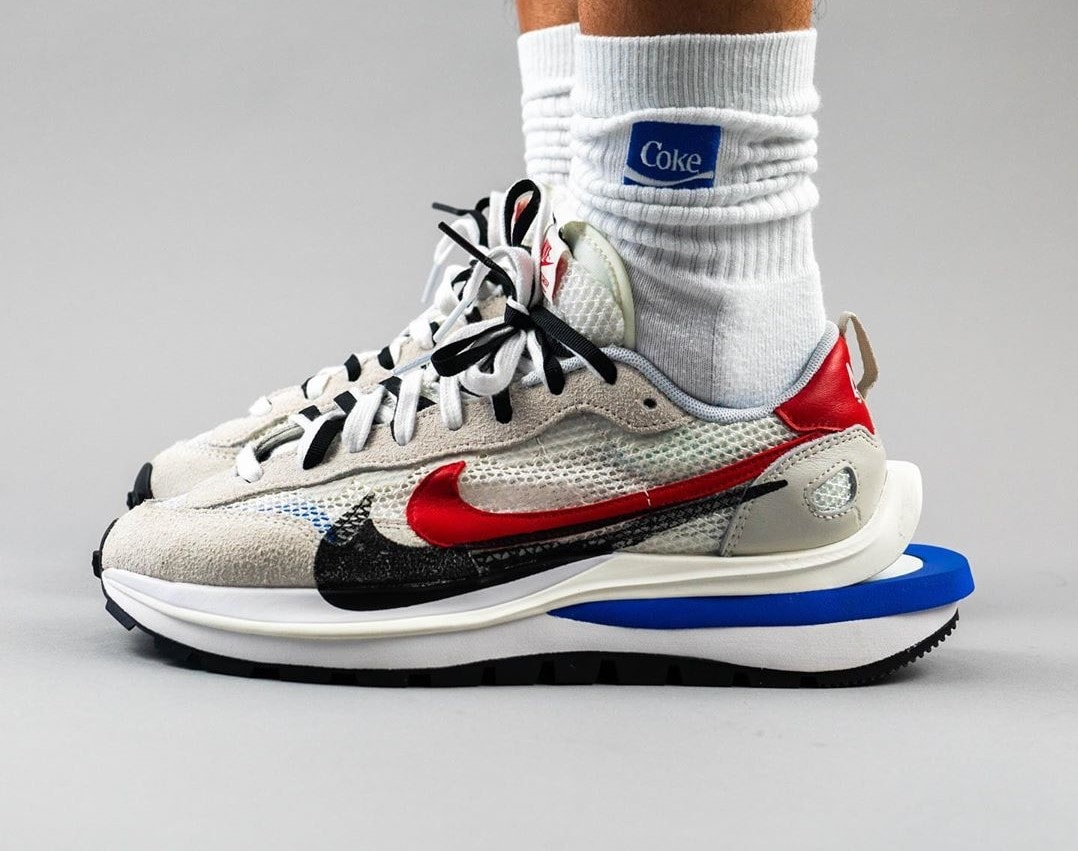 Sacai X Nike Vaporwaffle Game Royal/red