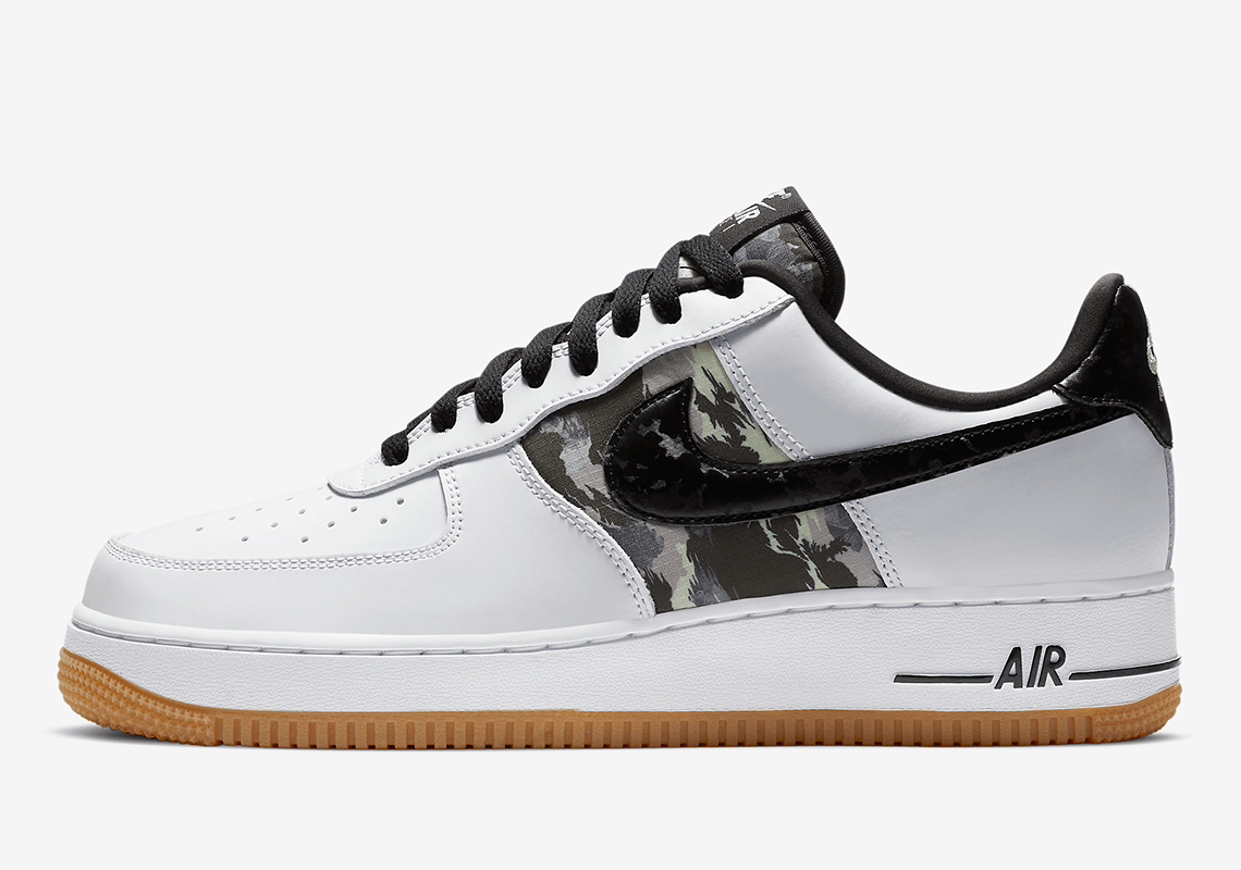Nike Adds Camo and Gum Outsoles to the Air Force 1 Low